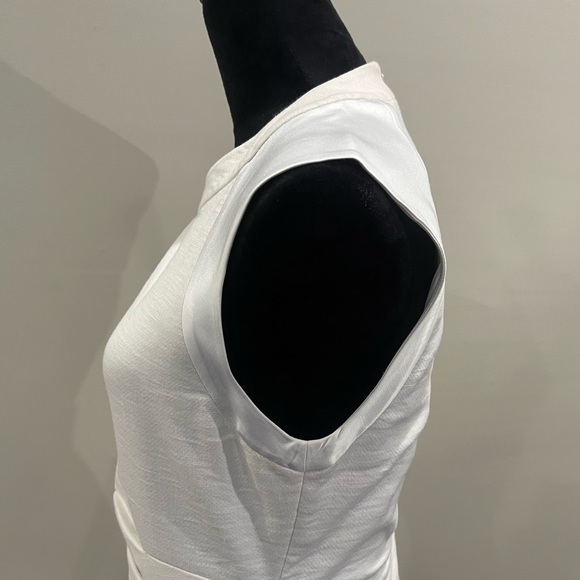 L'Agence Short Sheath Dress in Light Ivory | Size 10 - Picture 6 of 9